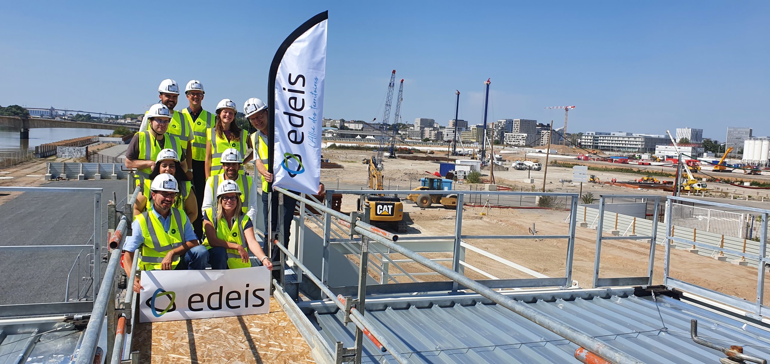Edeis met le cap vers ses nouveaux quartiers situés sur le chantier emblématique du CHU de Nantes !