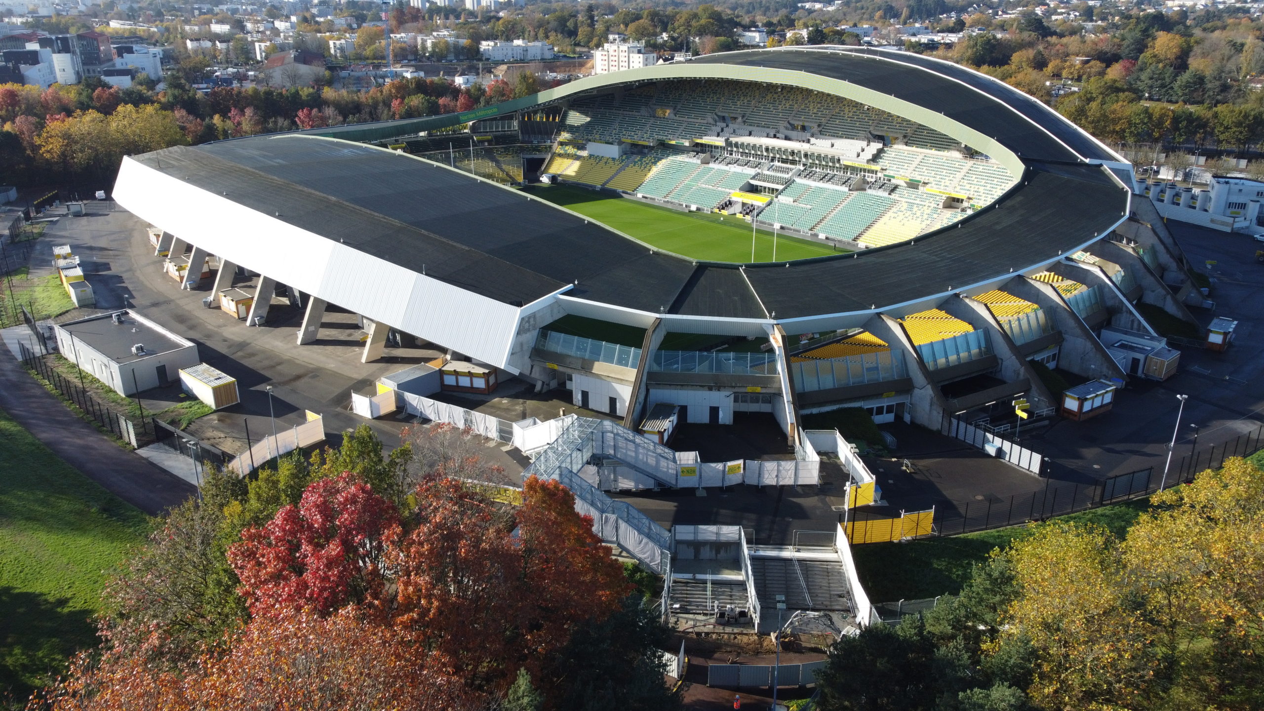 Le chantier de rénovation du Stade de la Beaujoire avance à grand pas !