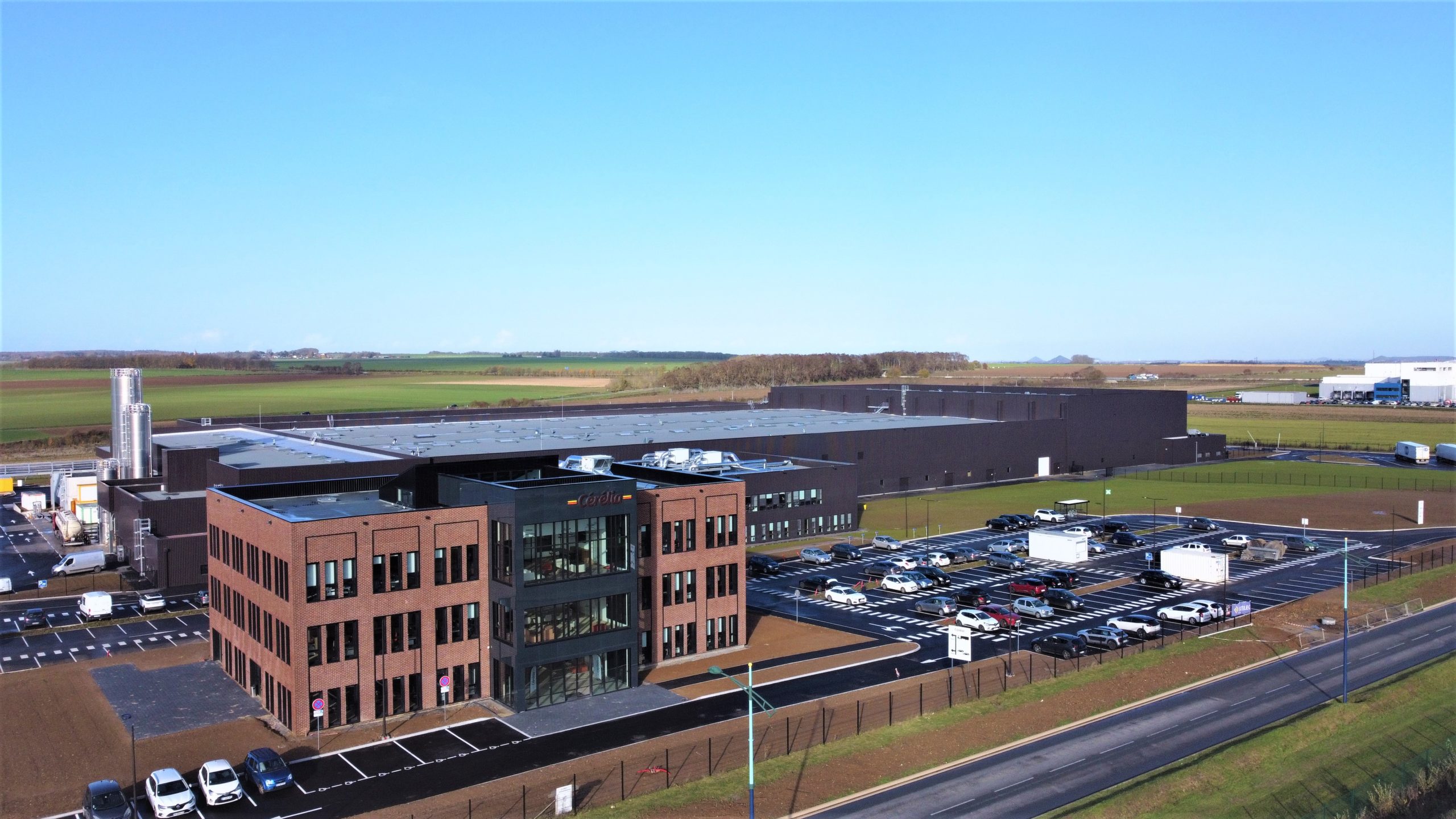 Construction usine agroalimentaire Cerelia - edeis l'Allié des territoires