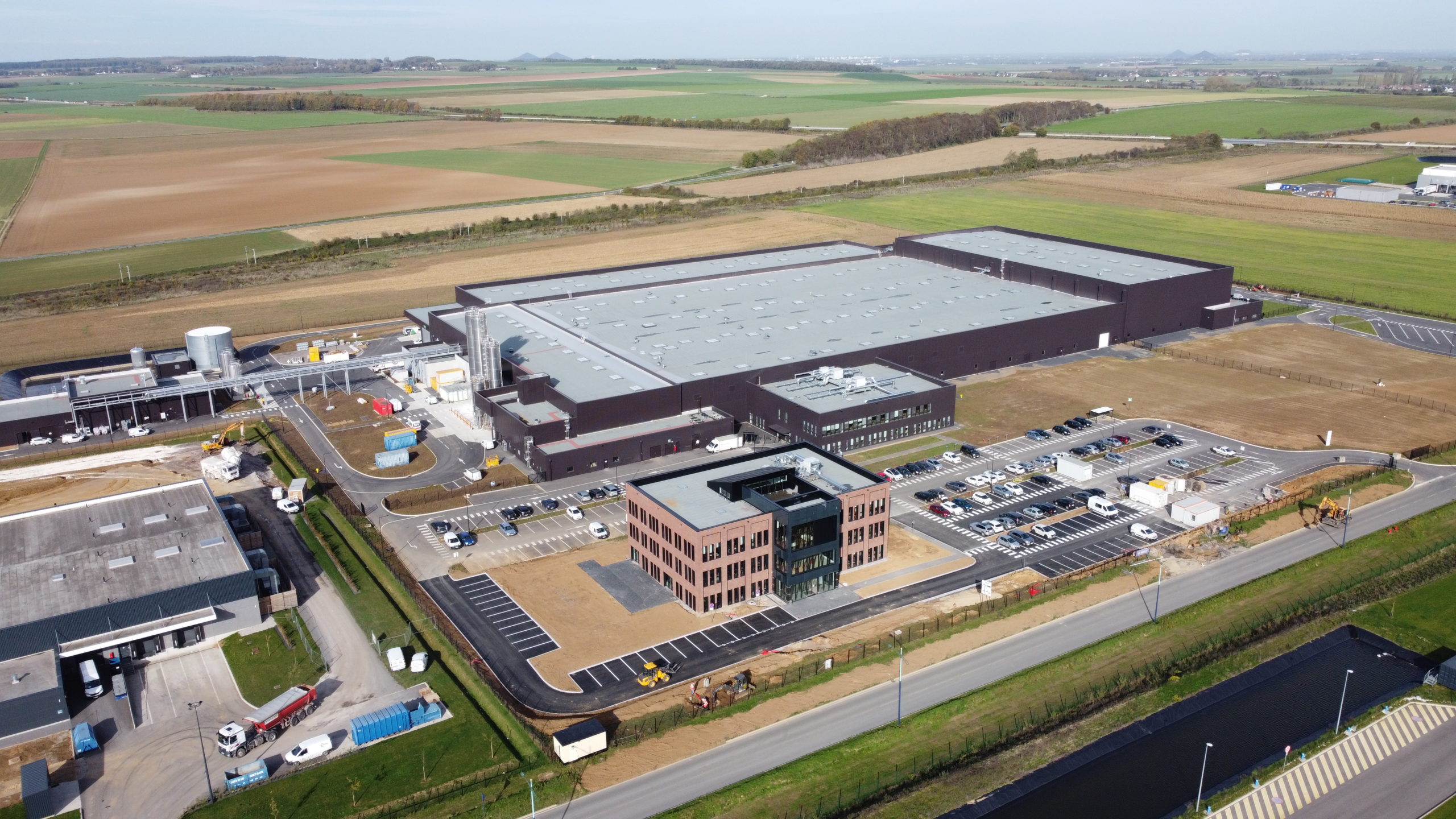 Construction usine agroalimentaire Cerelia - edeis l'Allié des territoires