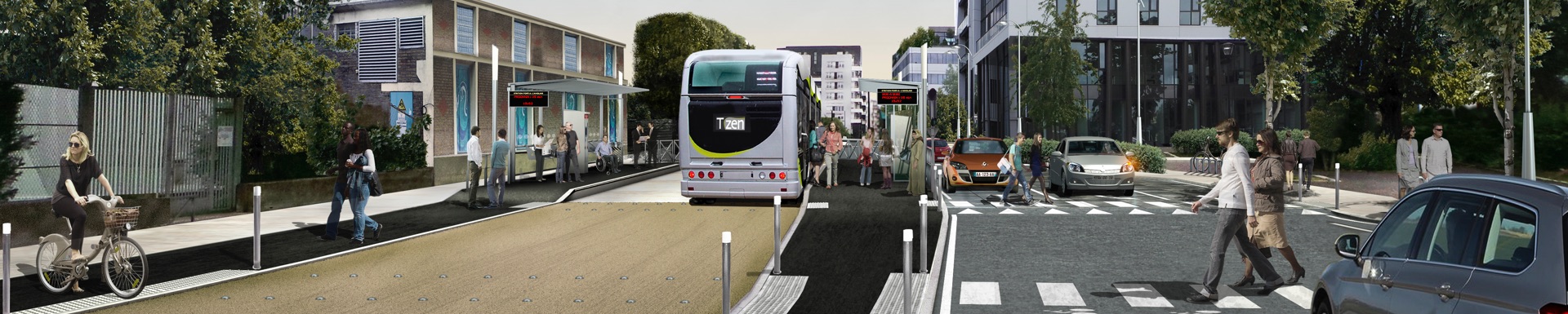 Le T Zen 3 : une mission confiée par le Conseil Départemental de Seine-Saint-Denis à Edeis pour un mode de transport innovant