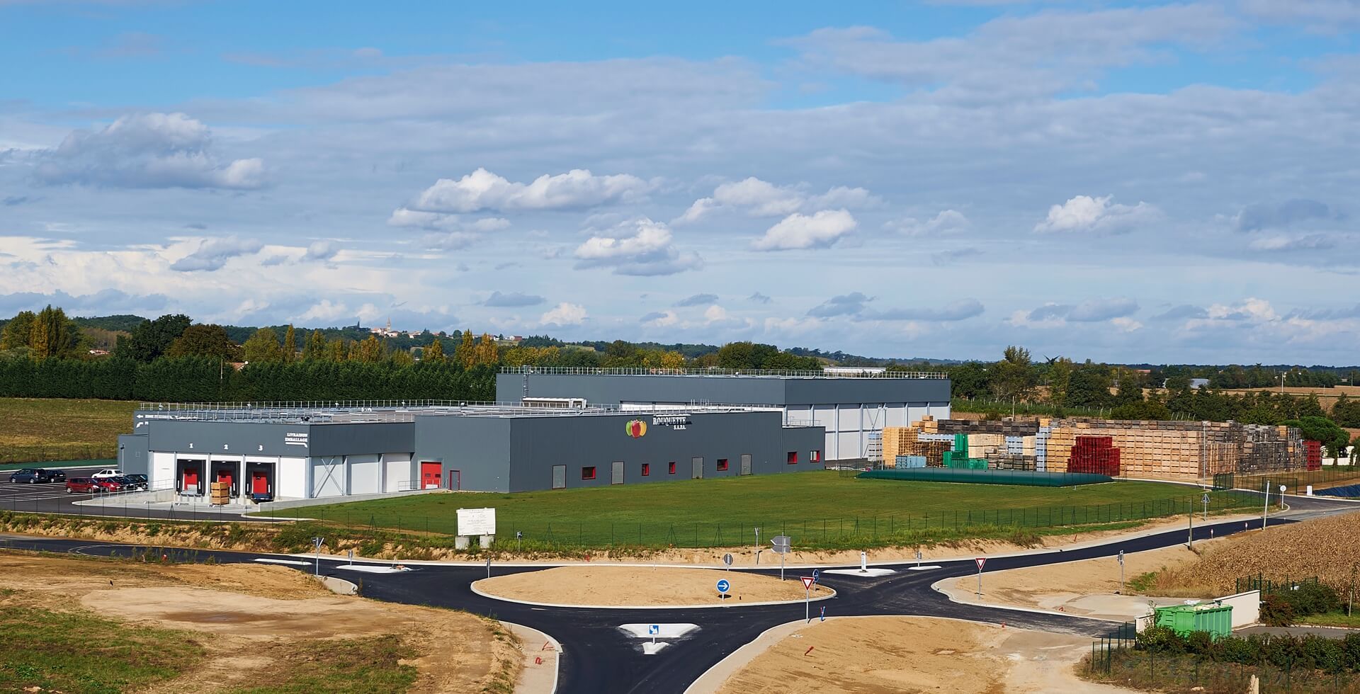 Construction d’une station de pré calibrage, conditionnement et stockage de pommes pour la SAPA