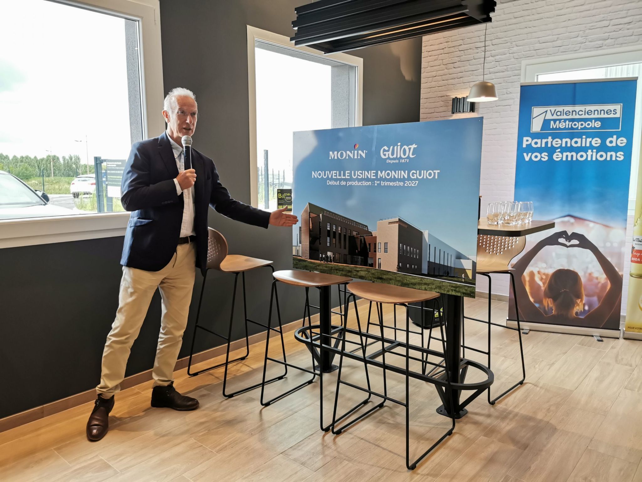 Edeis Ingénierie assiste à la pose de la première pierre de l'usine Guiot